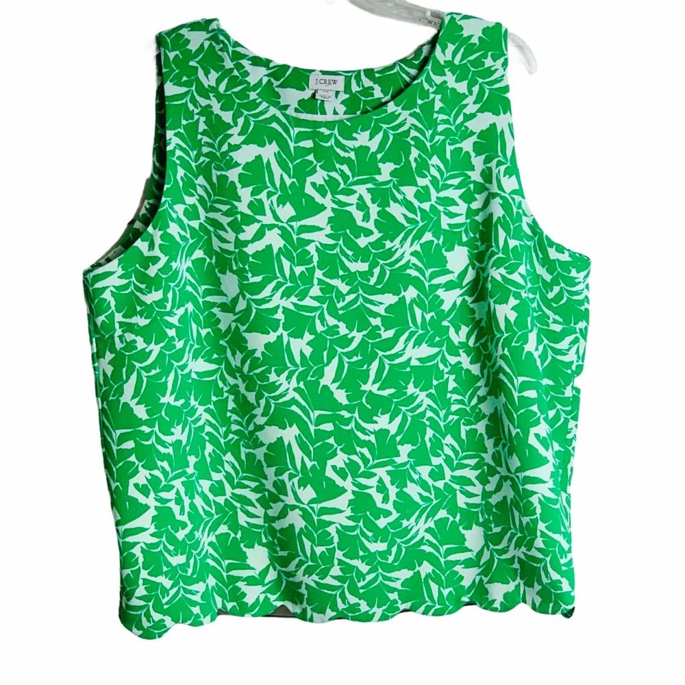 J Crew Sleeveless Wrap Back Top XXL